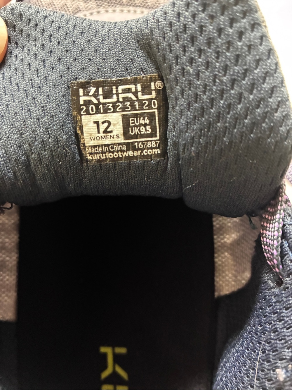 KURU Quantum Gray & Purple Casual Sneakers-Ladies - Picture 3 of 9